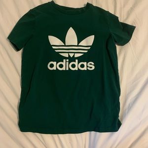 Dark green adidas t-shirt
